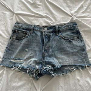 Levi’s High Rise Denim Shorts